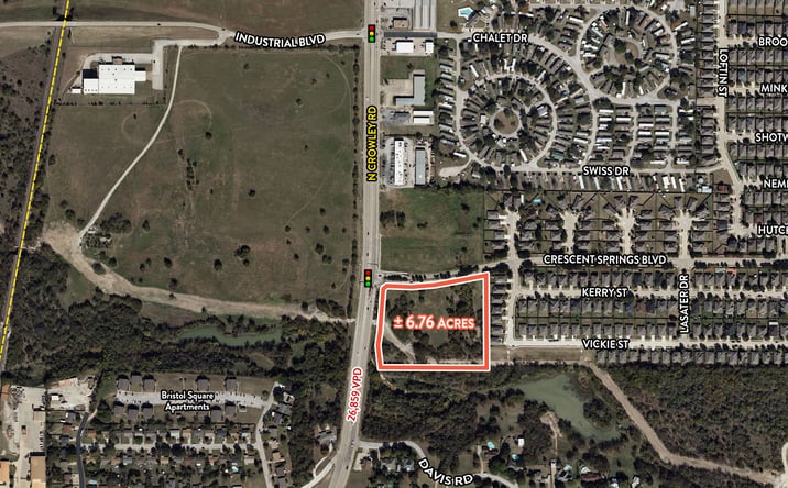 Pictures of Land property located at SEC N Crowley Road & Cresent Springs Boulevard, Crowley, TX 76036 for sales - image #1