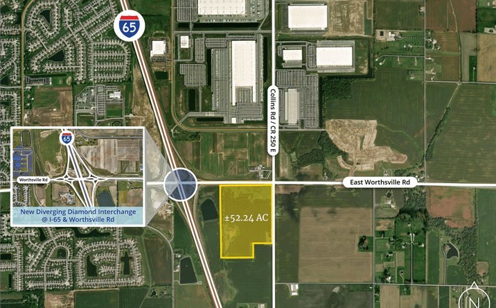 Pictures of Land property located at 2341 East Worthsville Road, Greenwood, IN 46143 for sales - image #1