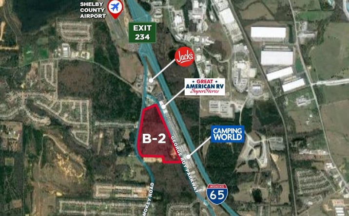 Pictures of Land property located at George Roy Pkwy, Calera, AL 35040 for sales - image #1