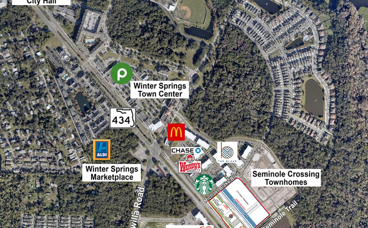 Pictures of Land, Retail property located at East SR 434 & Michael Blake Blvd, Winter Springs, FL 32708 for sales - image #1