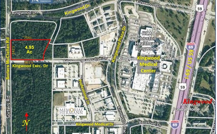 Pictures of Land property located at Kingwood Executive Drive, Humble, TX 77339 for sales - image #1