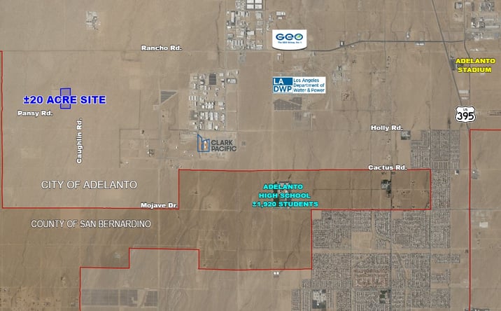 Pictures of Land property located at 06 Caughlin Rd, Adelanto, CA 92301 for sales - image #1