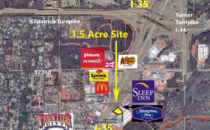 Pictures of Land property located at 11800 N. I-35, Oklahoma City, OK 73131 for sales - image #1