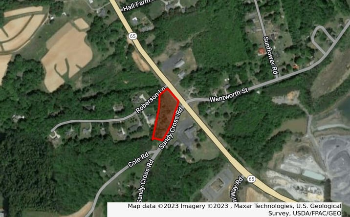 Pictures of Land property located at Sandy Cross Rd & NC 87, Wentworth, NC 27320 for sales - image #1