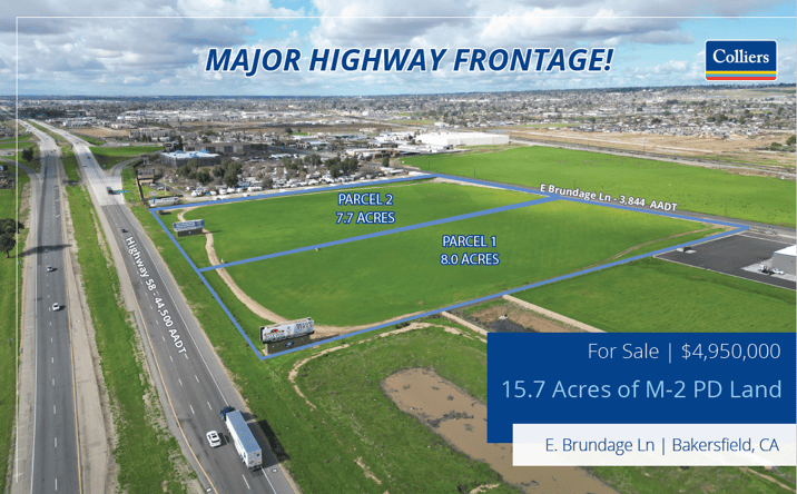 Pictures of Land property located at E Brundage Ln, Bakersfield, CA 93307 for sales - image #1