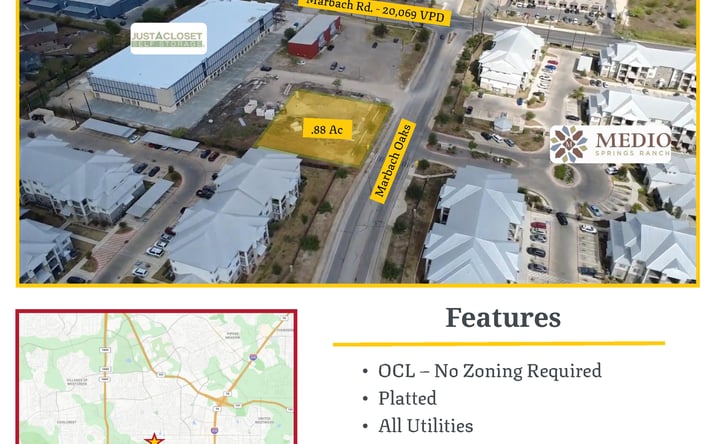 Pictures of Land property located at 1530 Marbach Oaks, San Antonio, TX 78245 for sales - image #1