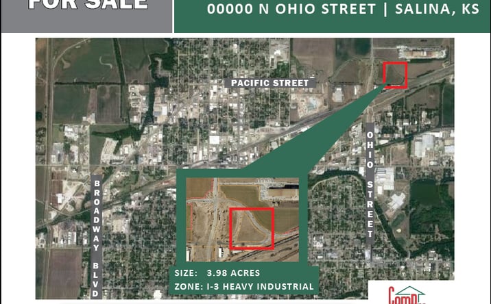 Pictures of Land property located at 1135 E Pacific Ave, New Cambria, KS 67470 for sales - image #1