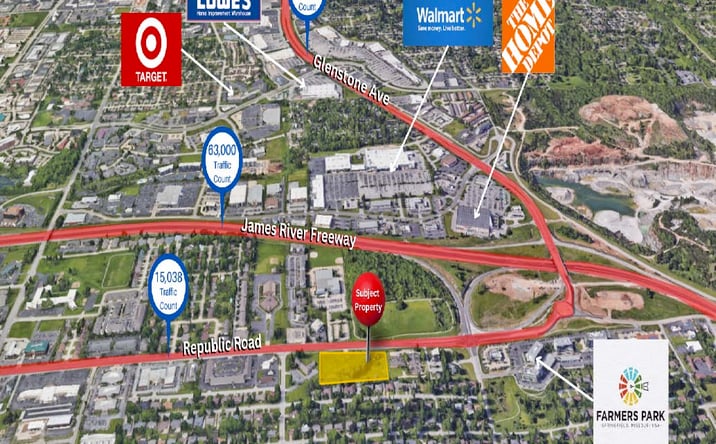 Pictures of Land property located at 1900 E Republic Rd, Springfield, MO 65810 for sales - image #1