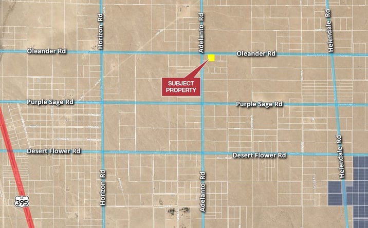 Pictures of Land property located at Oleander St, Adelanto, CA 92301 for sales - image #1