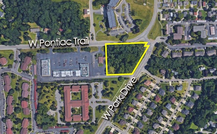 Pictures of Land, Mixed Use, Office, Retail property located at Pontiac Trail W & W Park Dr, Novi, MI 48377 for sales - image #1