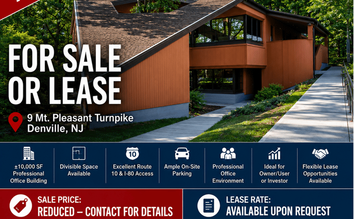 Pictures of Office, Special Purpose property located at 9 Mt Pleasant Turnpike, Denville, NJ 07834 for sales - image #1