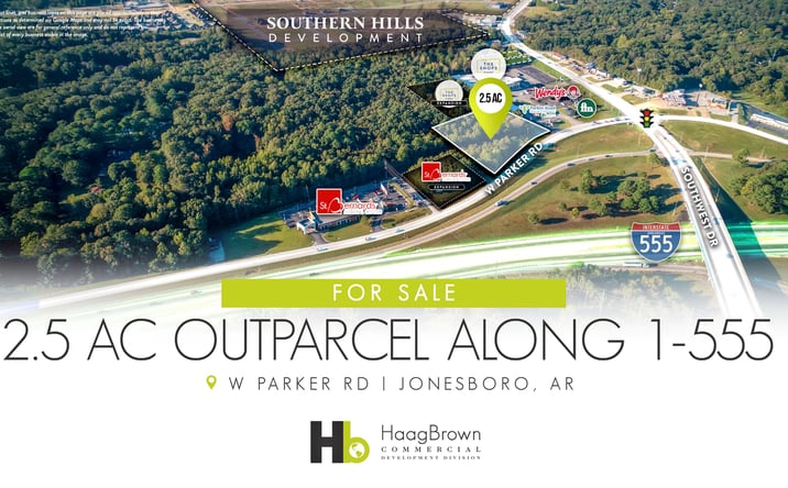 Pictures of Land property located at Corner of Parker Rd. and Southwest Dr., Jonesboro, AR 72404 for sales - image #1
