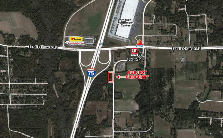 Pictures of Land property located at 7173 South Nowell Rd., Macon, GA 31206 for sales - image #1