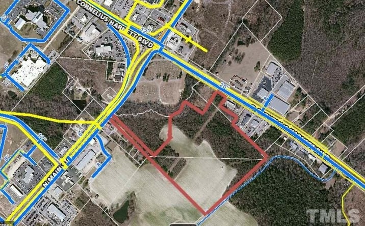 Pictures of Land property located at 214 E Cornelius Harnett Blvd, Lillington, NC 27546 for sales - image #1