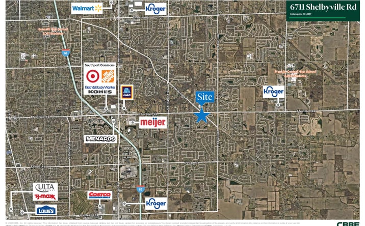 Pictures of Land property located at 6711 Shelbyville Rd, Indianapolis, IN 46237 for sales - image #1