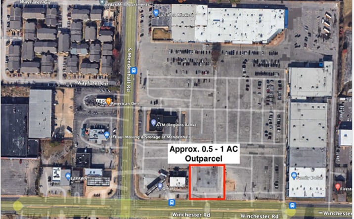 Pictures of Land property located at Winchester & Mendenhall, Memphis, TN 38115 for sales - image #1