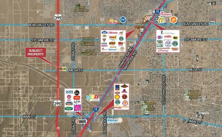 Pictures of Land property located at Highway 395, Victorville, CA 92392 for sales - image #1