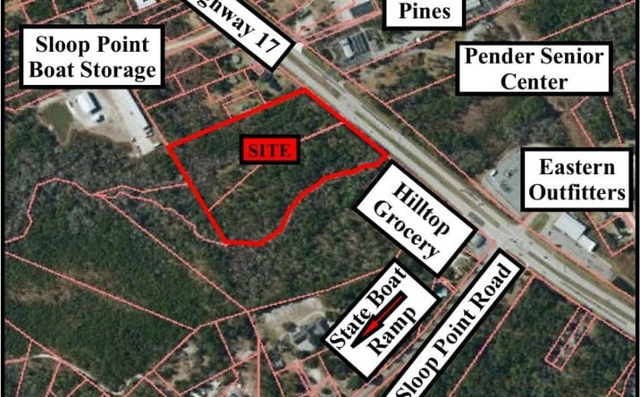 Pictures of Land property located at 21100 Highway 17, Hampstead, NC 28443 for sales - image #1