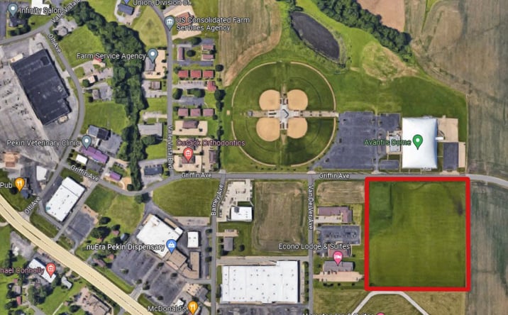 Pictures of Land property located at 3500 Griffin Ave, Pekin, IL 61554 for sales - image #1