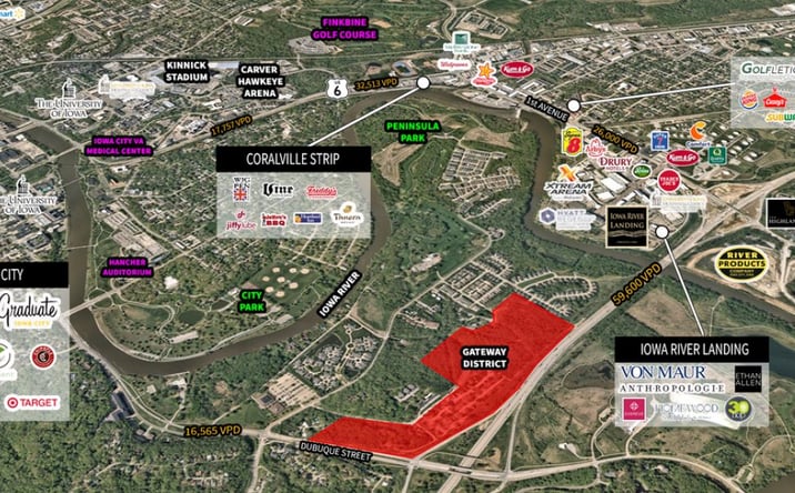 Pictures of Mixed Use, Multifamily, Office, Retail property located at SWC I-80 & N Dubuque St, Iowa City, IA 52245 for sales - image #1