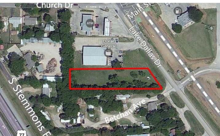 Pictures of Retail, Land property located at 421 S Lake Dallas Dr, Lake Dallas, TX 75065 for sales - image #1