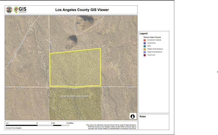 Pictures of Land property located at Vac Corner Avenue U, Palmdale, CA 93591 for sales - image #1
