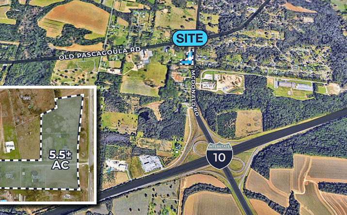 Pictures of Land property located at 6950 & 6960 McDonald Rd, Irvington, AL 36544 for sales - image #1