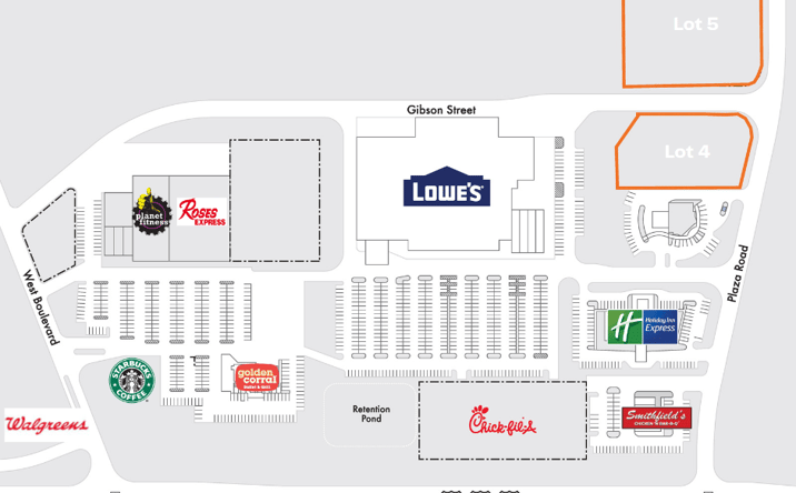 Pictures of Land, Retail property located at 331 Plaza Rd, Laurinburg, NC 28352 for sales - image #1