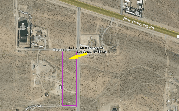 Pictures of Land property located at Fortney Rd, Las Vegas, NV 89161 for sales - image #1