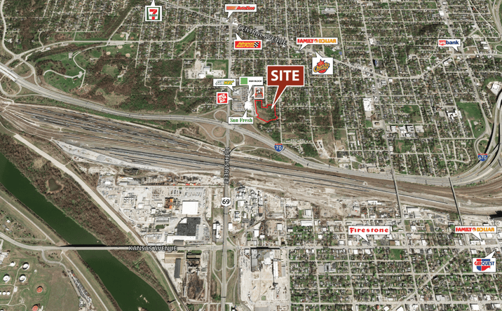 Pictures of Land property located at I-70 & 18th St, Kansas City, KS 64114 for sales - image #1