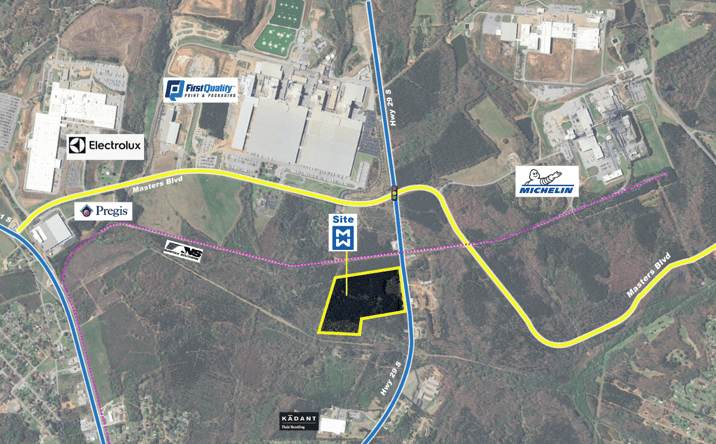 Pictures of Land property located at 101 Masters Blvd, Anderson, SC 29626 for sales - image #1
