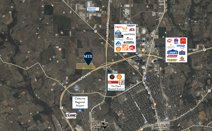Pictures of Land property located at U.S. 67 Access Rd, Cleburne, TX 76033 for sales - image #1
