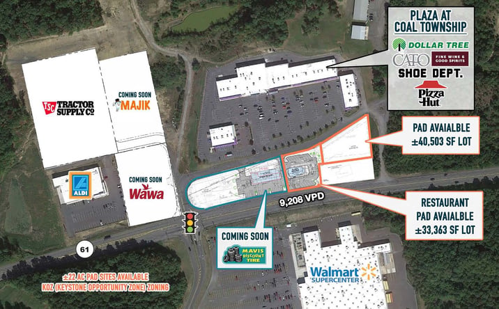 Pictures of Retail property located at Coal Township, Coal Township, PA 17866 for sales - image #1