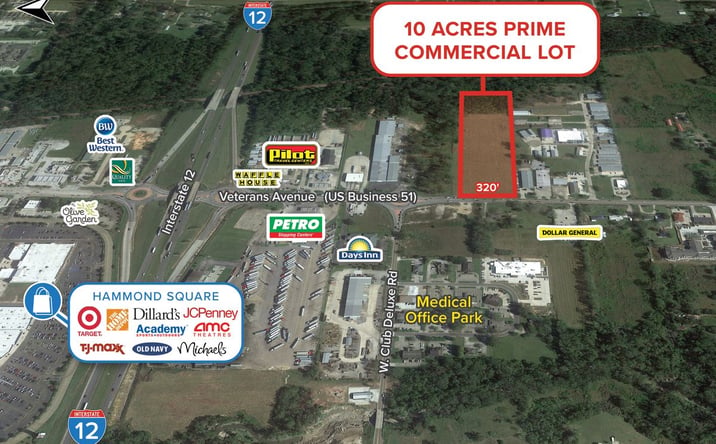 Pictures of Land property located at 42318 Veterans Ave., Hammond, LA 70403 for sales - image #1