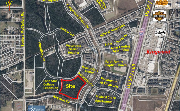 Pictures of Land property located at Kingwood Place Drive @ Kellington Drive, Houston, TX 77339 for sales - image #1