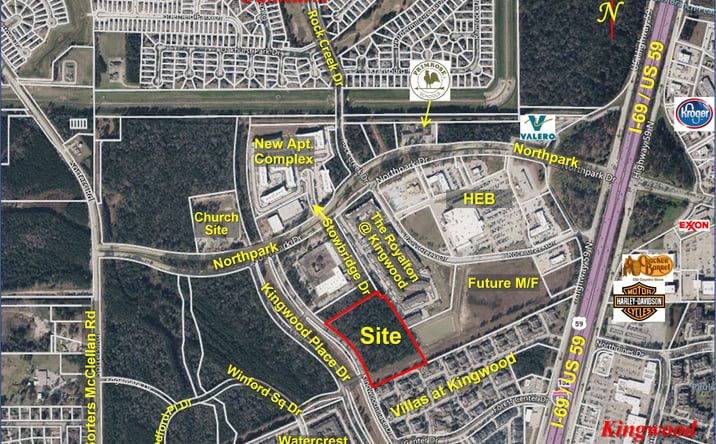 Pictures of Land property located at Kingwood Place Dr., Houston, TX 77339 for sales - image #1