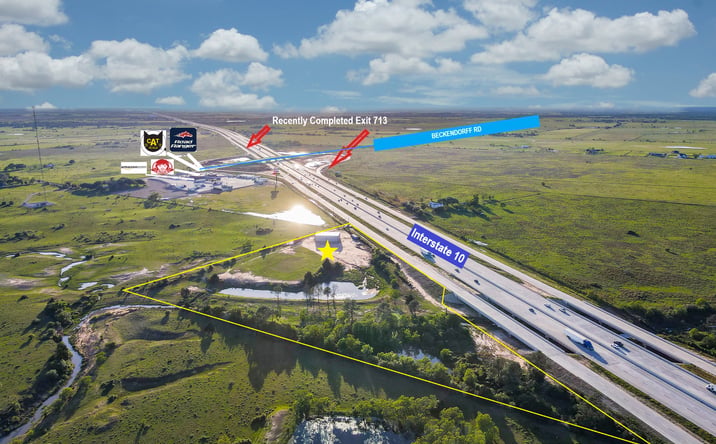 Pictures of Land property located at 7831 Interstate 10 Frontage Rd, Sealy, TX 77474 for sales - image #1