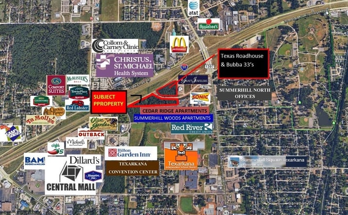 Pictures of Land property located at Interstate 30 Frontage Road, Texarkana, TX 75503 for sales - image #1