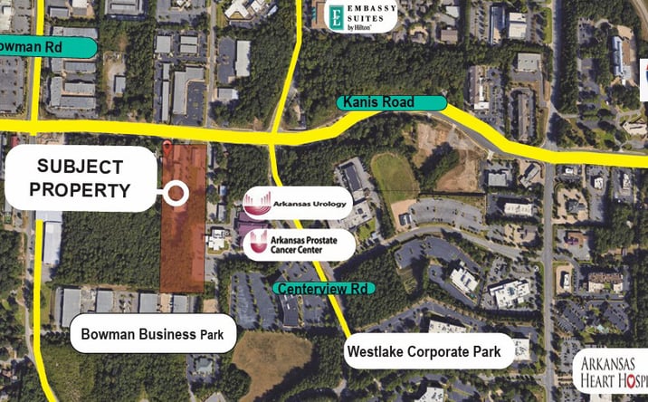 Pictures of Retail, Office, Mixed Use, Land property located at 11623, 11625, 11627 Kanis Rd, Little Rock, AR 72211 for sales - image #1