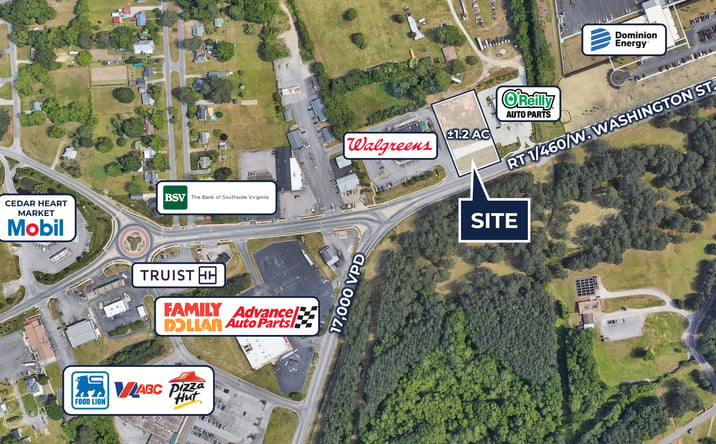 Pictures of Land property located at 26114 W Washington St, Petersburg, VA 23803 for sales - image #1