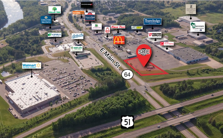 Pictures of Land property located at E Main St, Merrill, WI 54452 for sales - image #1