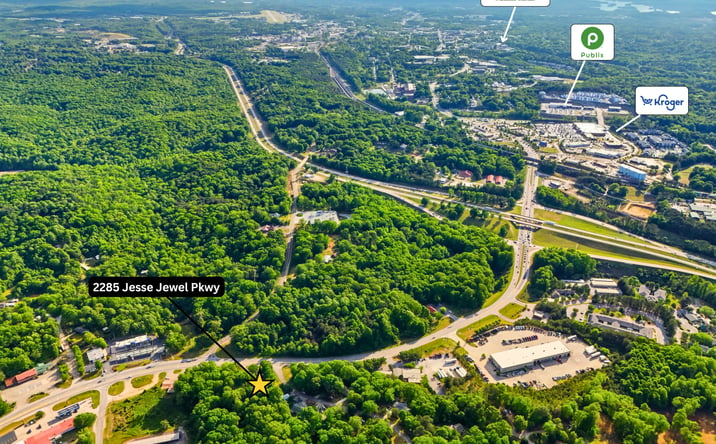 Pictures of Land property located at 2285 Jesse Jewell Pkwy NE, Gainesville, GA 30507 for sales - image #1