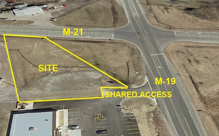 Pictures of Land property located at S.W. Corner of M-19 & M-21, Emmett, MI 48022 for sales - image #1