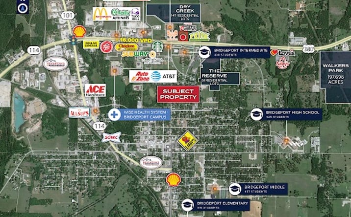 Pictures of Land property located at 203 US-380, Bridgeport, TX 76426 for sales - image #1