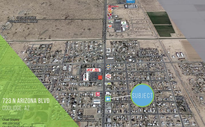 Pictures of Land property located at 723 N Arizona Blvd, Coolidge, AZ 85128 for sales - image #1