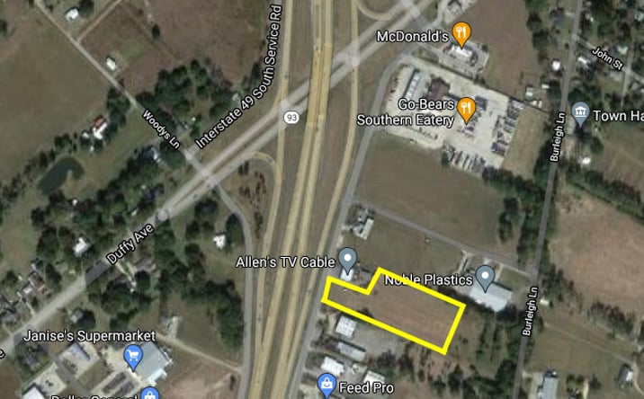 Pictures of Land property located at Tbd I-49 North Frontage Road, Grand Coteau, LA 70541 for sales - image #1