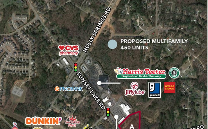 Pictures of Land property located at 5321 Sunset Lake Rd, Holly Springs, NC 27540, 0 Sunset Lake Road, Holly Springs, NC 27540 for sales - image #1