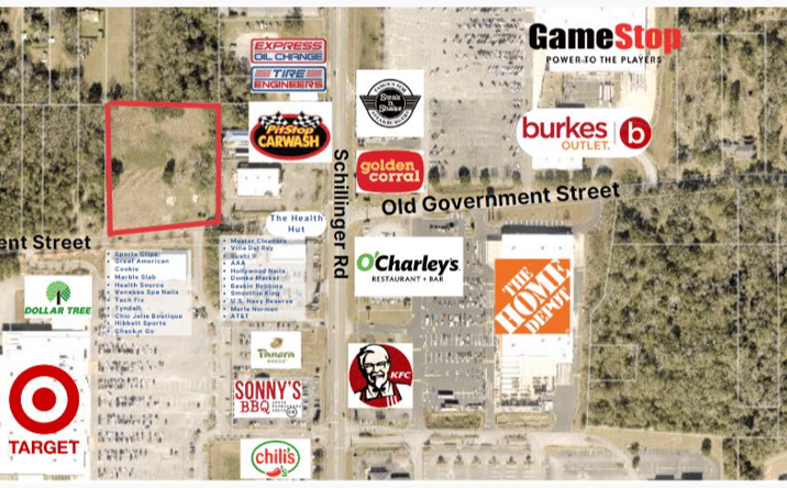 Pictures of Land property located at 7870 Old Government Street Rd, Mobile, AL 36695 for sales - image #1