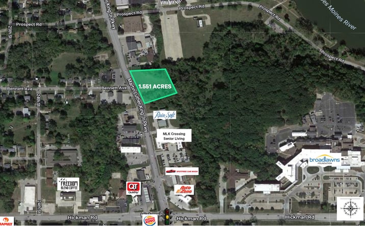 Pictures of Land property located at Martin Luther King Jr Pkwy, Des Moines, IA 50314 for sales - image #1