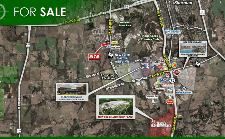 Pictures of Land property located at 1901 S Heritage Pkwy, Sherman, TX 75092 for sales - image #1